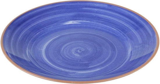 Tavolo di lavoro in melamina blu Ø 405 x 55 cm - 84170 con design marino