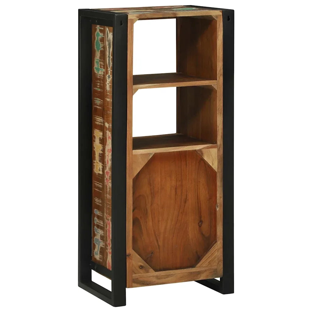 Mobile da Bagno con porta Marrone Legno Recuperato Massello 4013612