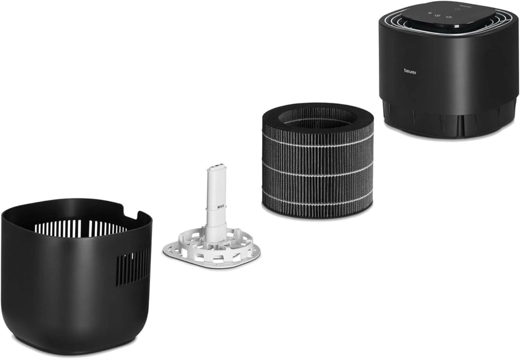 Beurer 110005 LB 200 LB 300 Plus Filtro di Ricambio per Umidificatore 99.99% particelle 1440h colore Nero