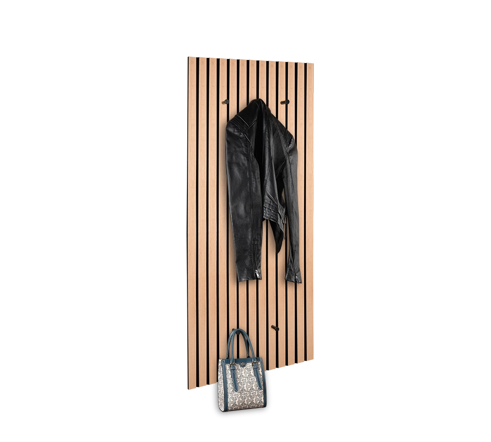 GWEN APPENDI ABITI LARGO COLORE LEGNO NATURALE FONOASSORBENTE 50X125CM