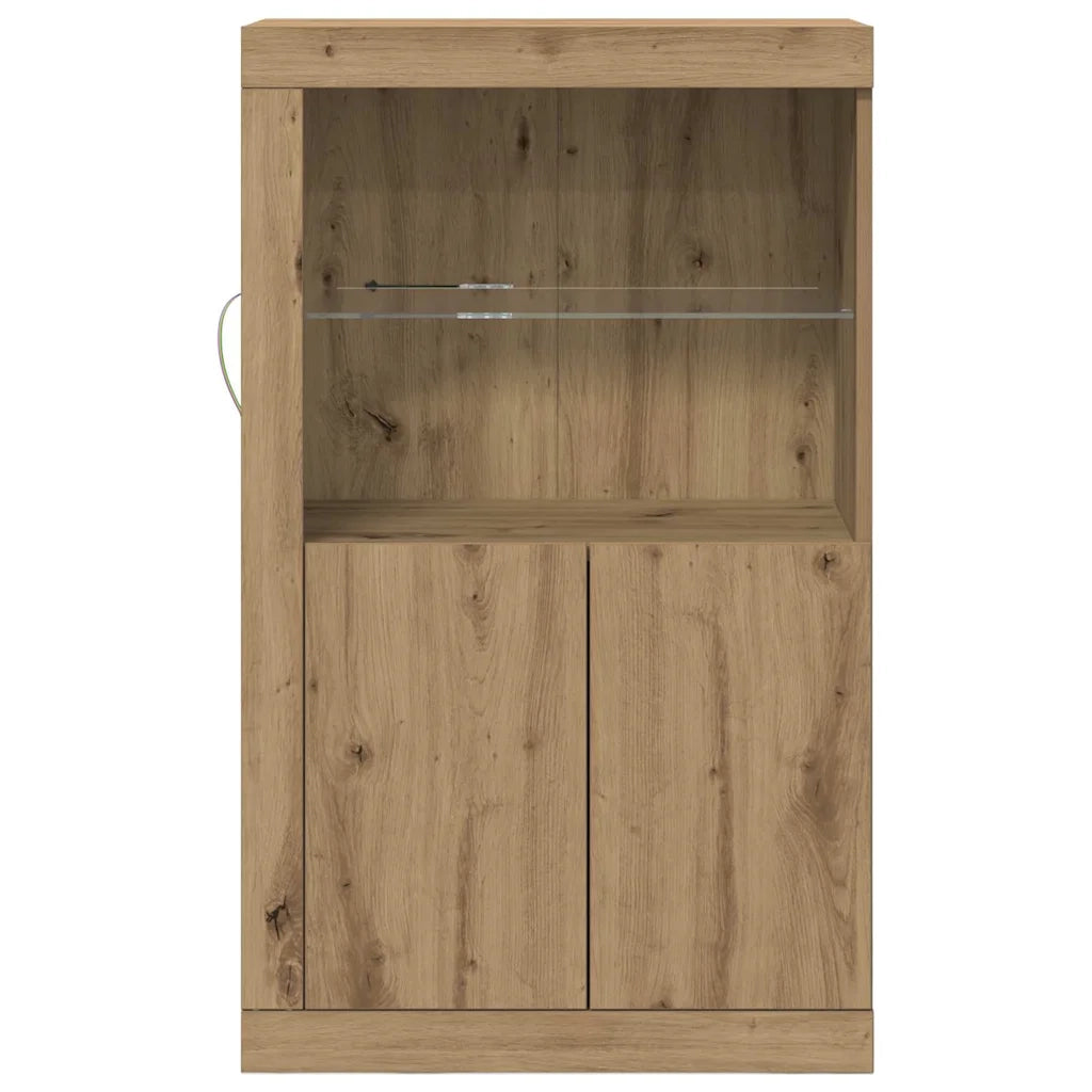 Madia LED Rovere artigianale 60,5 x 37 x 100 cm 863016