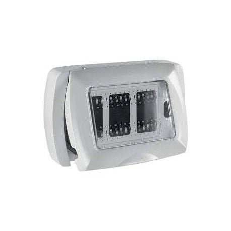 Vigor-Blinky Placca Pvc Autoportante per Frutti Magic IP55 3 Posti