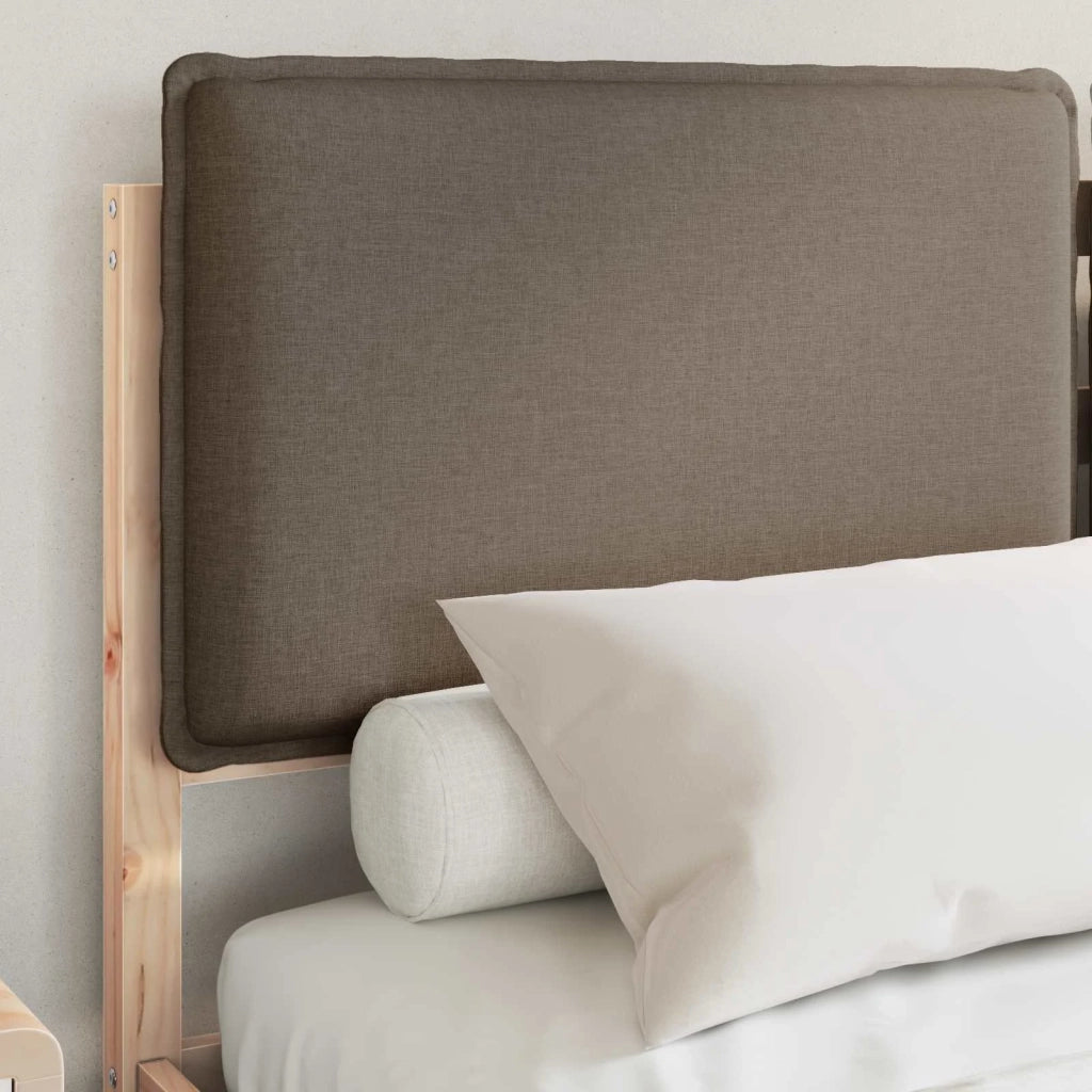 Letto con Testiera Rivestita Talpa 135 x 190 cm 877852