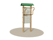 Movimento Gambe e Spalle 3001 Giochipark cartello Dibond fitness outdoor