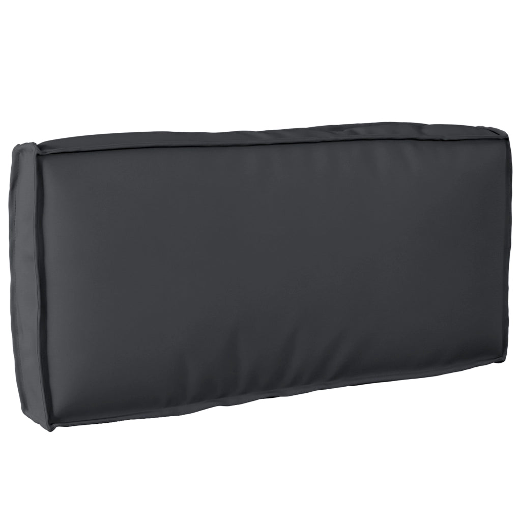 Cuscino per Pallet per Schienale Nero 80x40x12 cm Tessuto Oxford