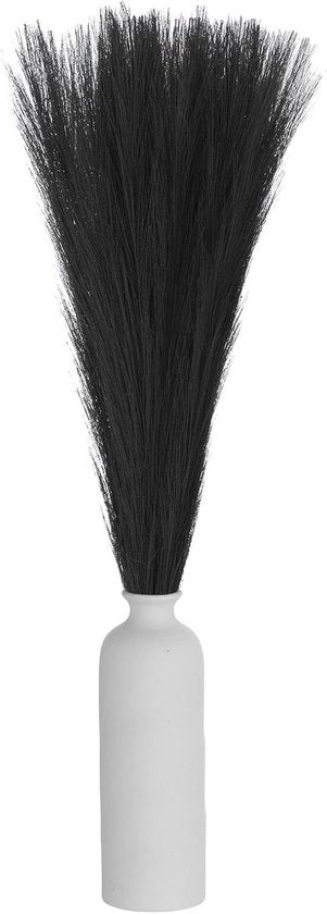 Decorazione di pampas d'arte - 30 pezzi, 43 cm - Fiori d'arte per casa e matrimonio - Decorazione di vaso - Nero