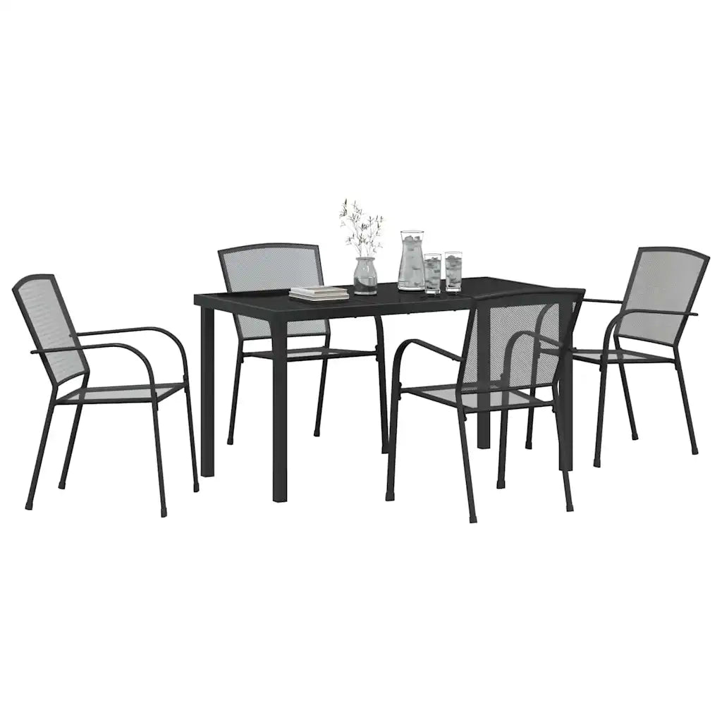 Set da Pranzo per Giardino 5 pcs Antracite 3379284