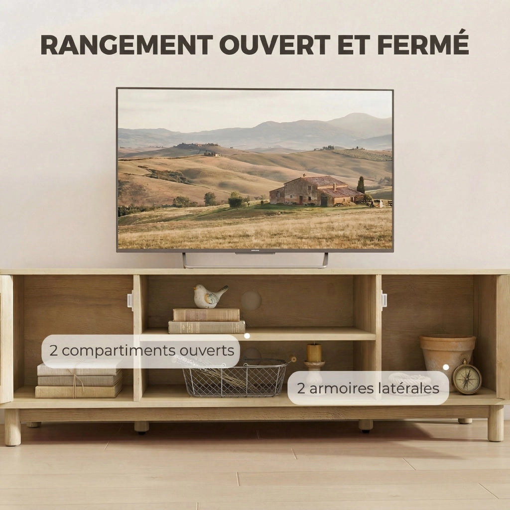Mobile TV ¨C zephmum ¨C Rovere, Rattan, 135 cm