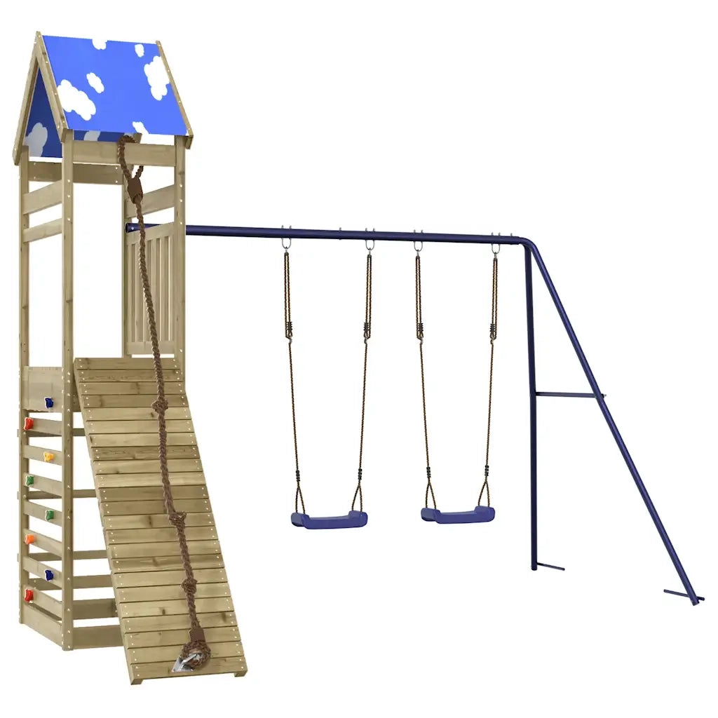 Set da Gioco da Esterno in Legno di Pino Impregnato 3279054