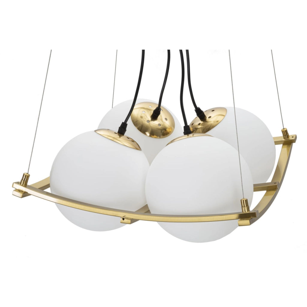 Lampada a Sospensione VKH79, Bianco, Metallo, 45x45x20 cm