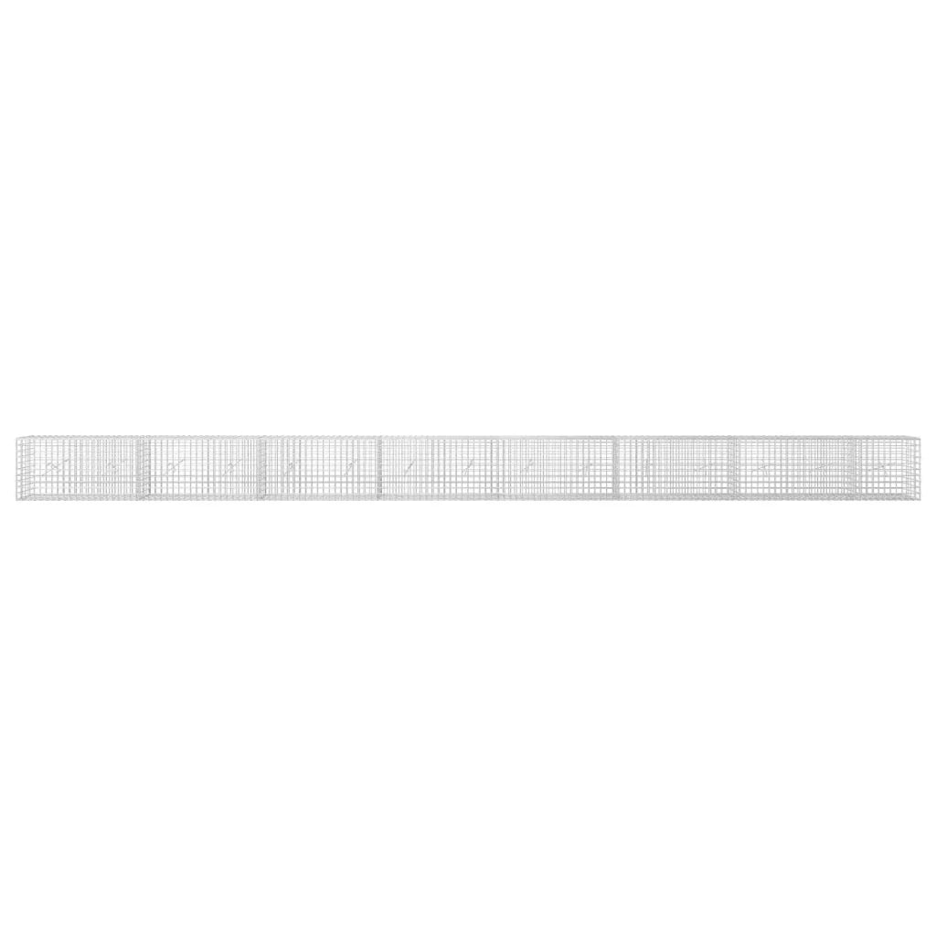 Gabione con Filo da 5 mm e Rete da 5x5 cm 750x20x50 cm 3464049