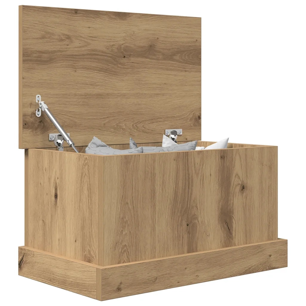 Scatola Portaoggetti Rovere Artigianale 30x50x28 cm Multistrato 857160