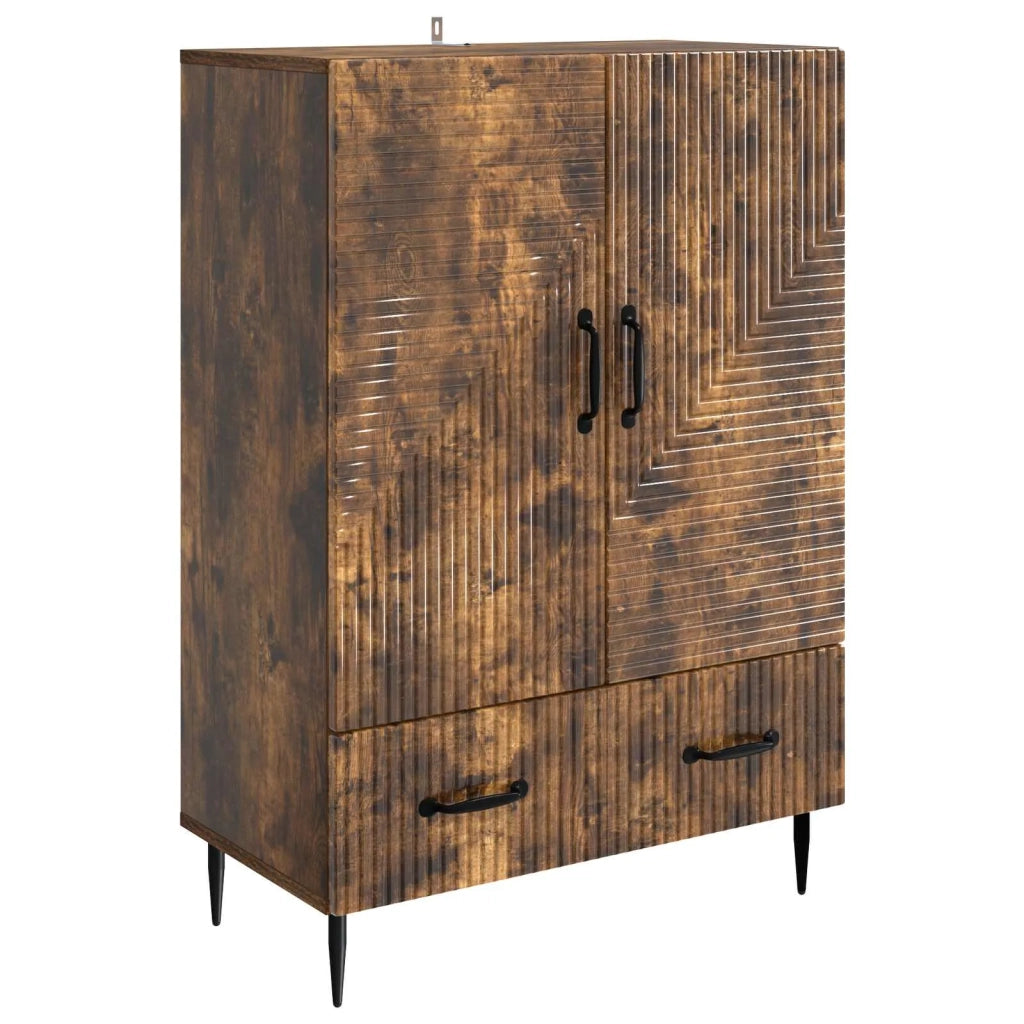 Credenza Rovere Fumo 66 x 34,5 x 95 cm Legno ingegnerizzato 894900