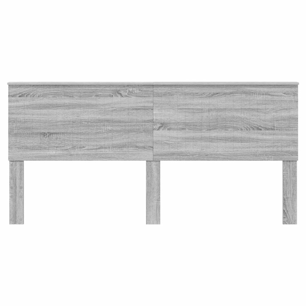 Testiera con testiera Grigio Sonoma 200 cm Legno multistrato