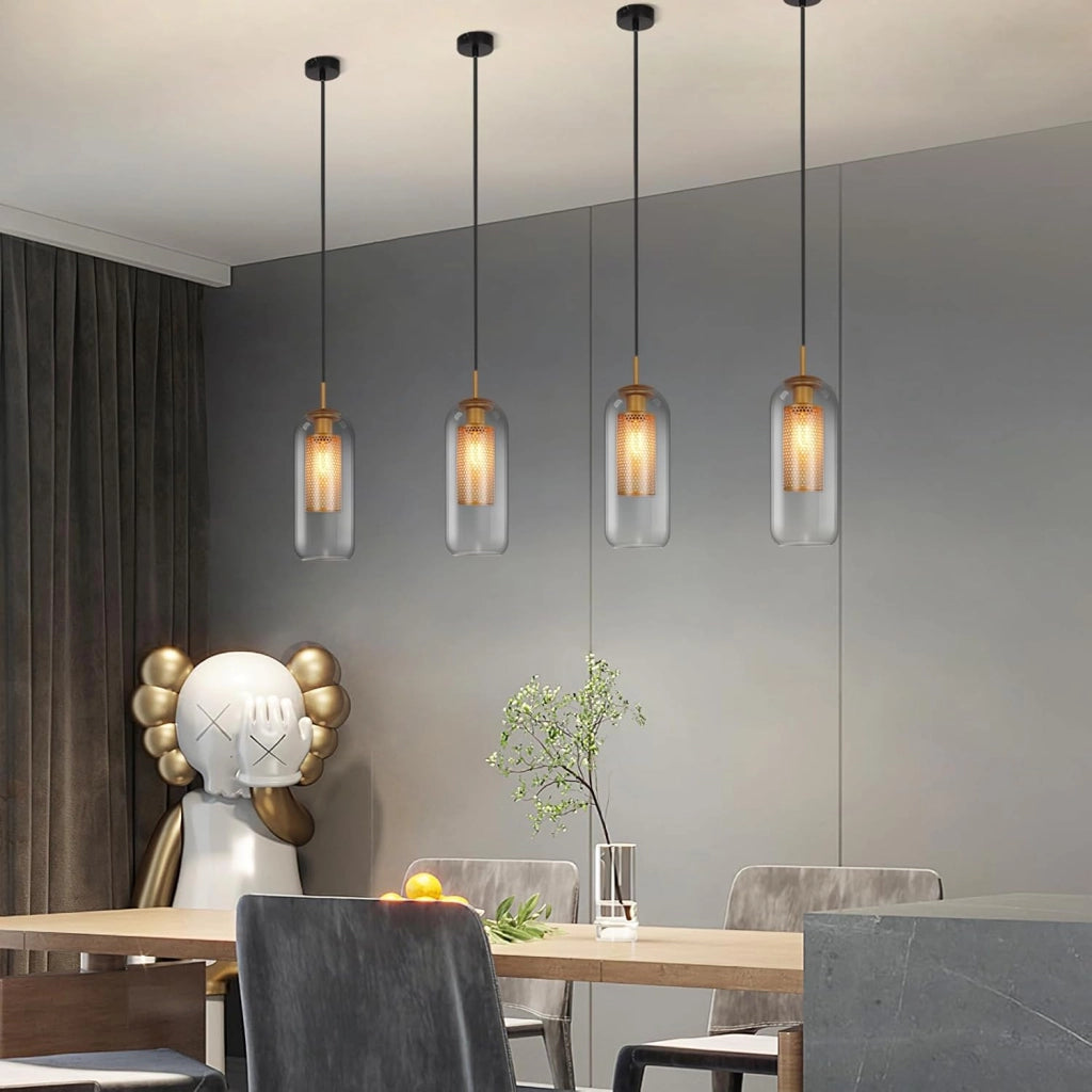 Lampada a sospensione ZMH vintage 1 fiamma Lampada a sospensione nera Lampada a sospensione Altezza regolabile E27