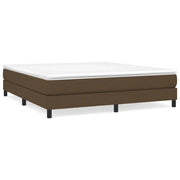 Letto matrimoniale | Letto per adulti | Struttura Letto a Rete a Molle Marrone Scuro 180x200 cm Tessuto