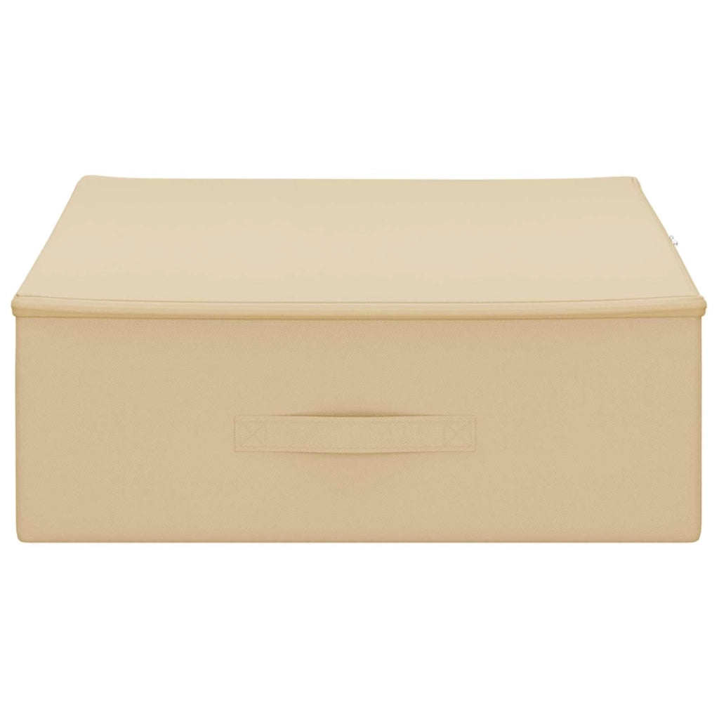 Scatola di Stoccaggio 24 pz Tessuto non tessuto 90 l Crema 42024622