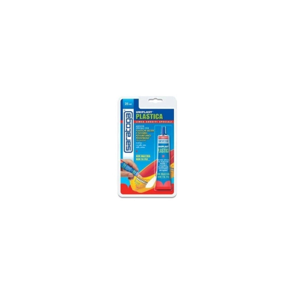 Saratoga Uniplast Ml25 Adesivo Speciale Plastiche Rigide E Flessibili - Saratoga