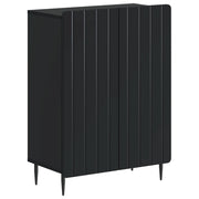 Mobiletto da Bagno ZWOLLE Nero 59,5 x 31 x 79,5 cm 896396