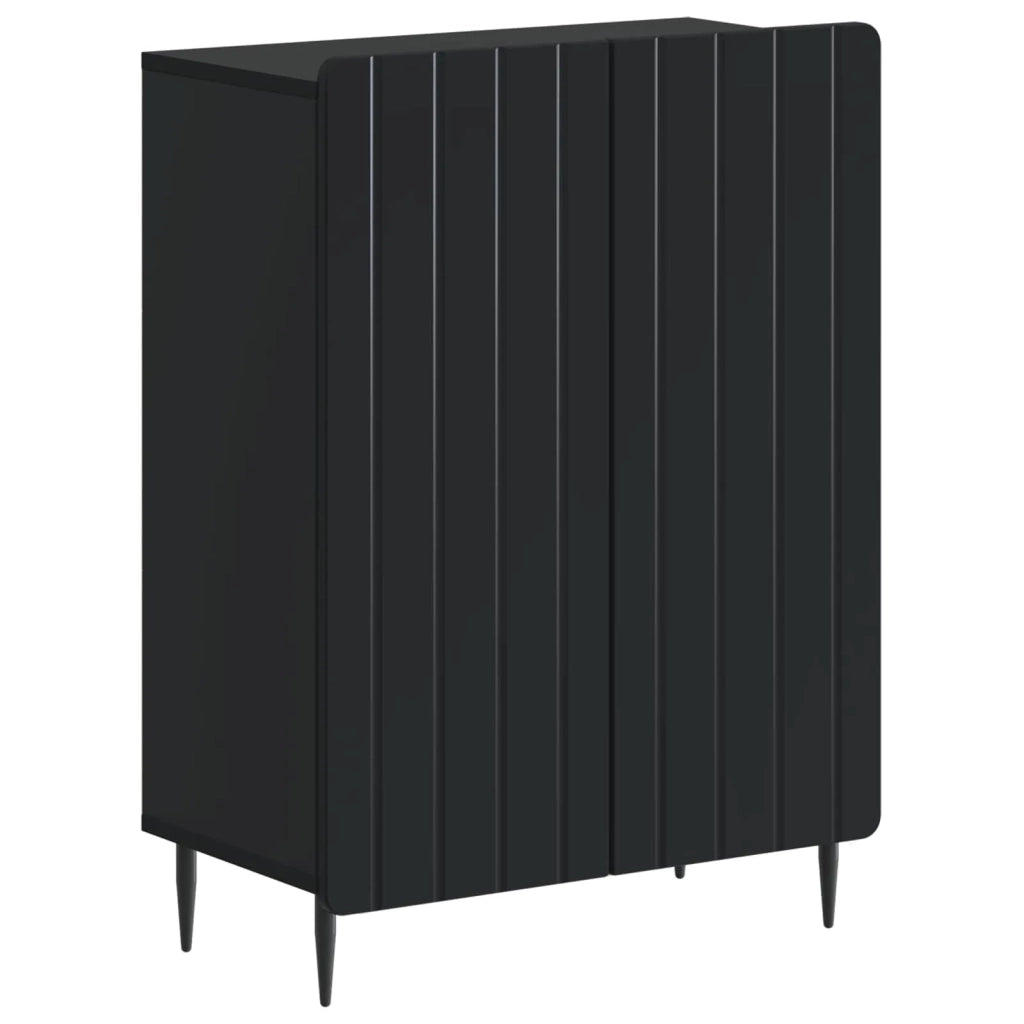 Mobiletto da Bagno ZWOLLE Nero 59,5 x 31 x 79,5 cm 896396