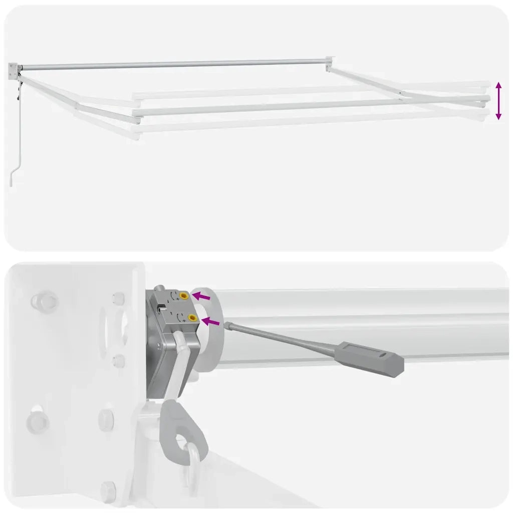 Tenda da Sole Retrattile Automatica Marrone 300x250 cm 3215708