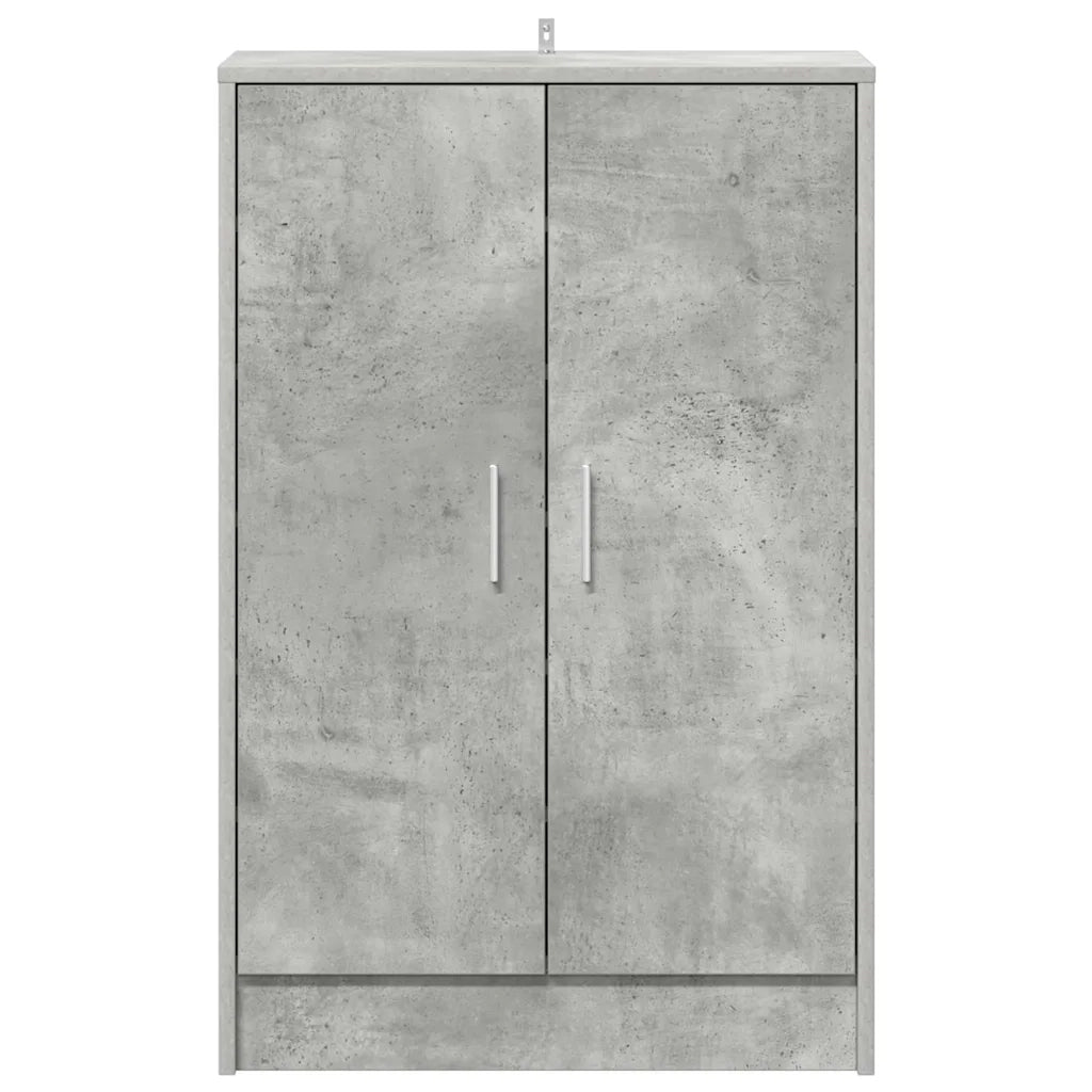 Scarpiera Grigio Cemento 60x35x92 cm in Truciolato cod mxl 47882