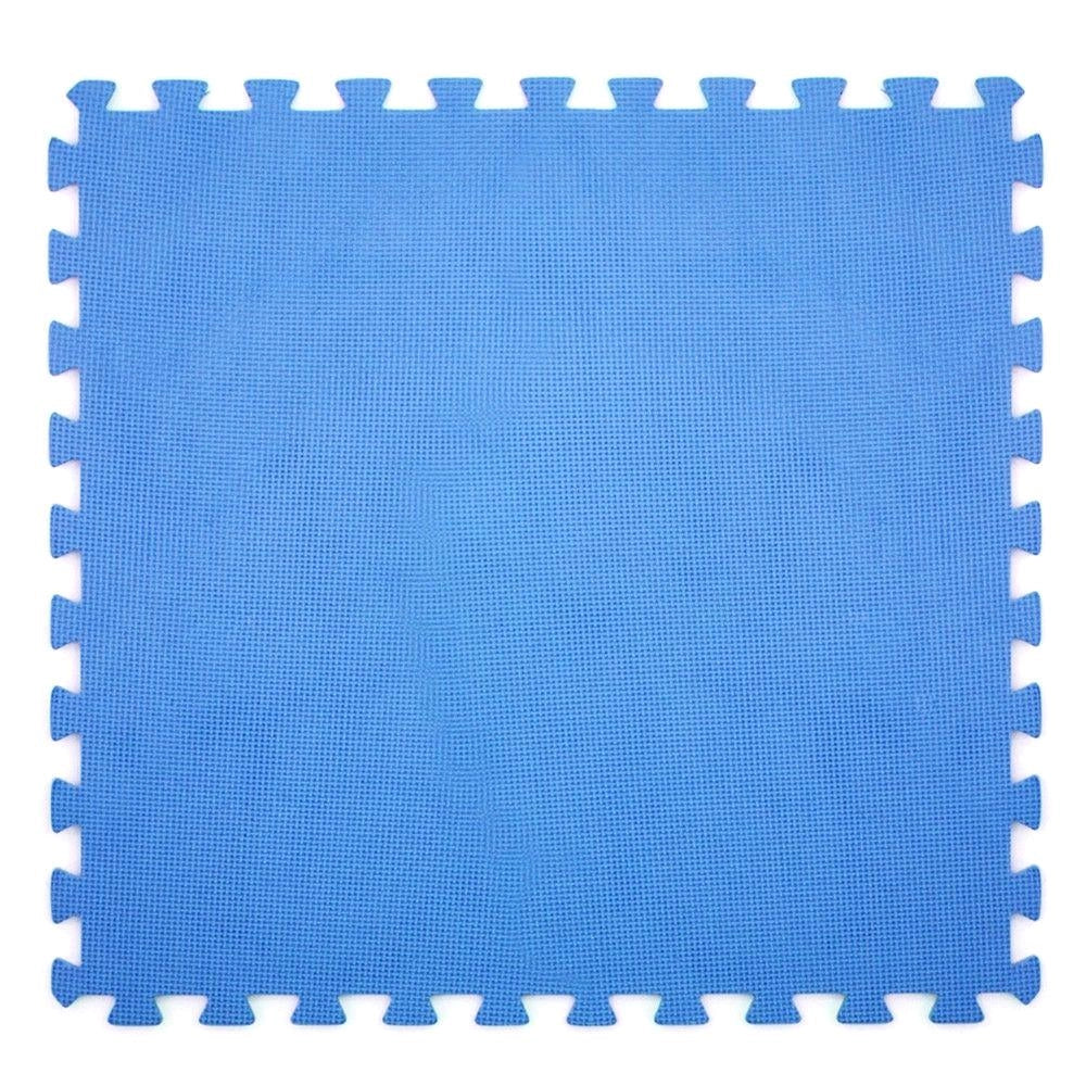 Set 6 Mattonelle Tappeto Antiscivolo per Piscina colore Blu 60x60x0,8 cm 