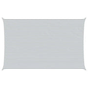 Vela Parasole | Telo Ombra | Vela da ombra solare Grigio chiaro e bianco 8 x 5 m