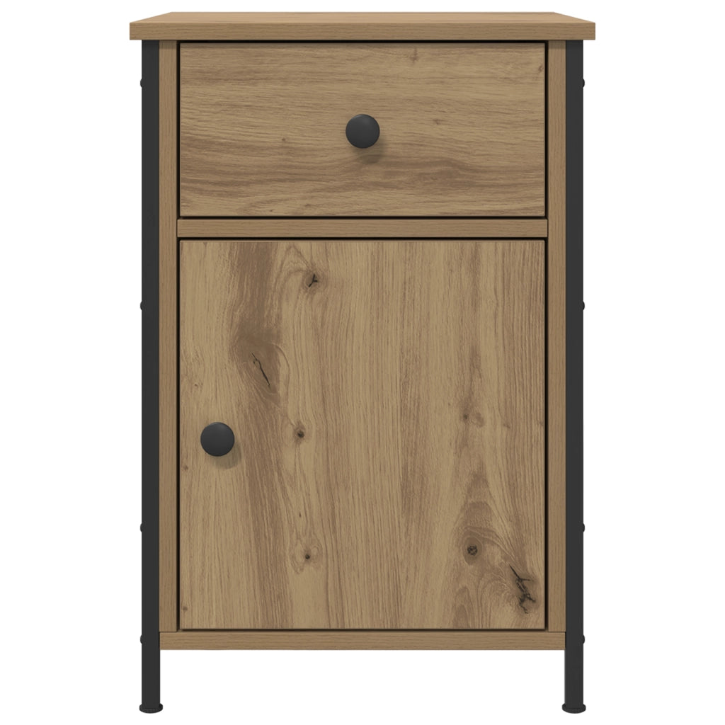 Comodino in rovere artigianale 40x42x60 cm Legno ingegnerizzato