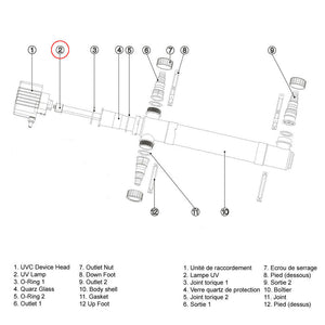 Sterilizzatore per tubi UV-C con lampada UV da 55 watt 16_0001396