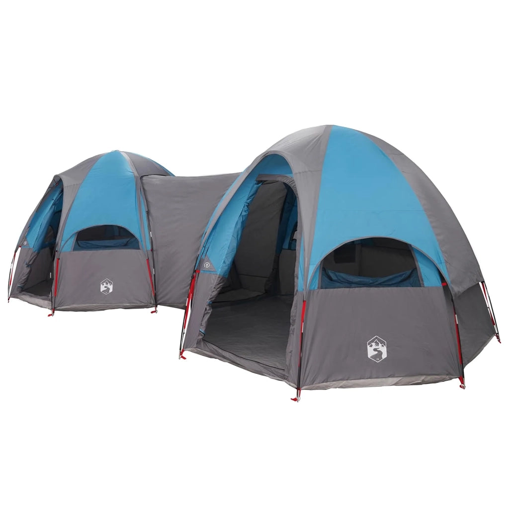 Tenda familiare con telo da pioggia resistente all'acqua Blu 42042243