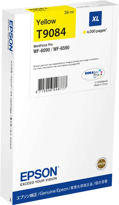 Epson C13T90844N cartuccia d'inchiostro 1 pz Originale Resa elevata (XL) Giallo