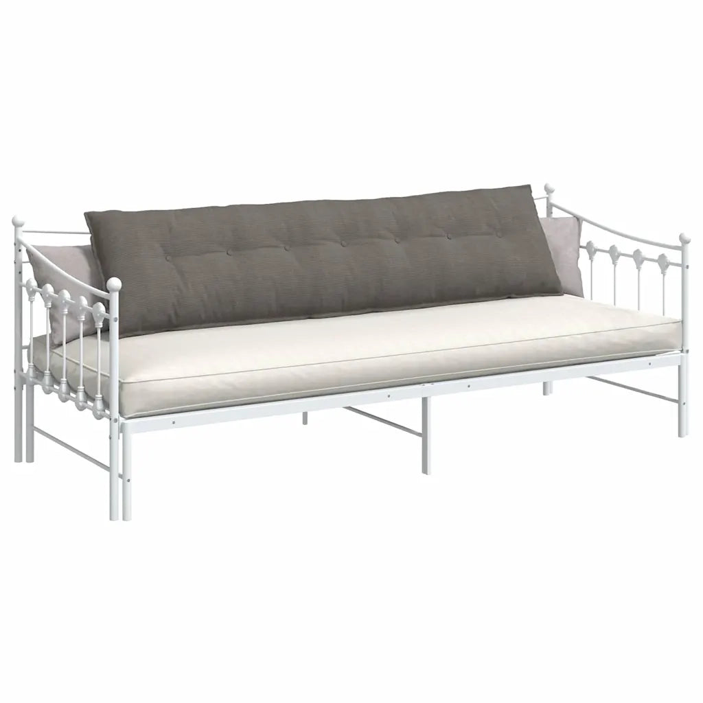 Cuscino per Schiena Grigio chiaro 200 x 50 cm Tessuto in Cords