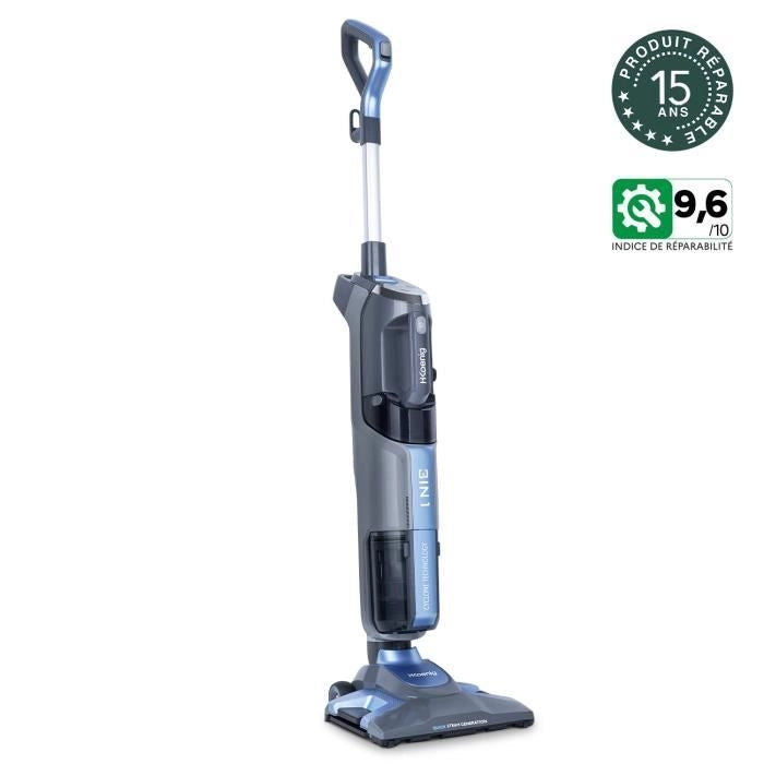Aspirapolvere a vapore HKoeNIG 3in1 - Capacità polvere 1L, acqua 0,38L - Classe A
