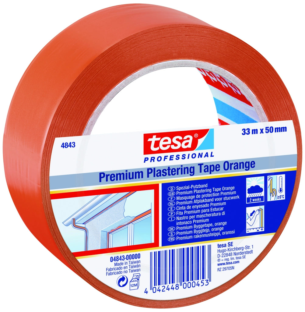 Tesa NASTRO PER INTONACO  mm. 50x33 mt. 6.00 rotoli