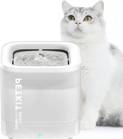 Fonte di acqua per animali domestici EVERSWEET con pompazione intelligente 185 L, illuminazione LED, 25 dB, silenziosa, per cani e gatti - acciaio inossidabile - adatto per animali domestici grandi e piccoli