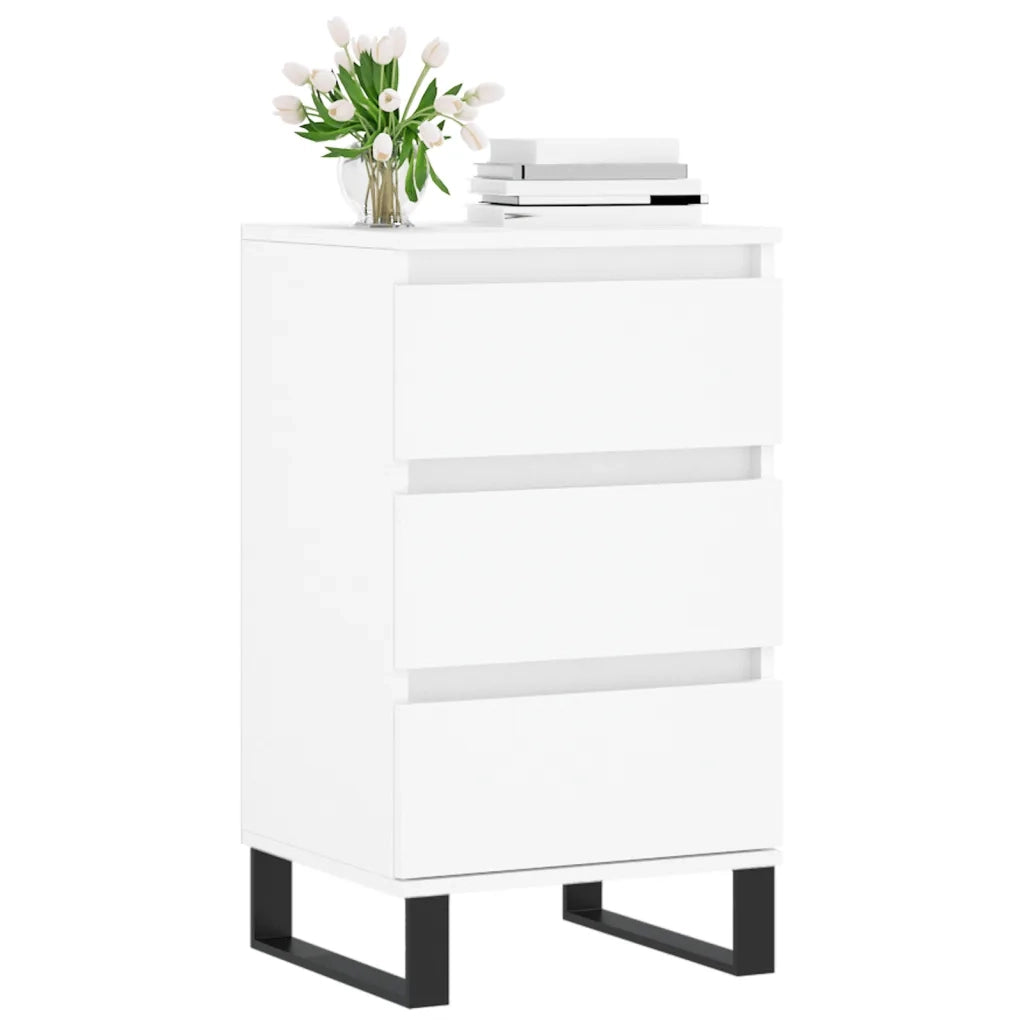 Credenza-Buffet-Armadio da cucina Bianca 40x35x70 cm in Legno Multistrato 473548