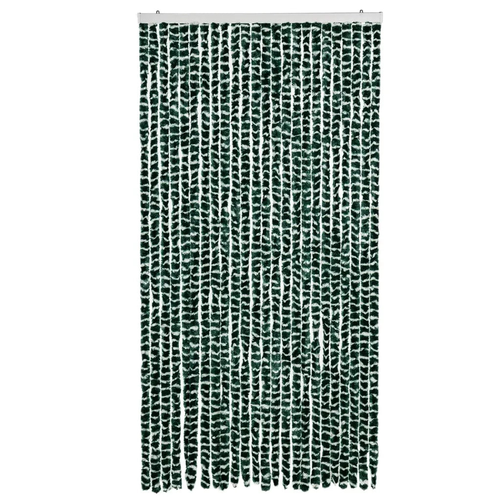 Tenda Antimosche Verde e Bianca 100x230 cm in Ciniglia CFW2224115