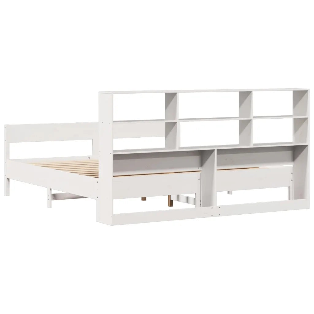 Giroletto con Libreria senza Materasso 180x200 cm in Legno Pino 3322979