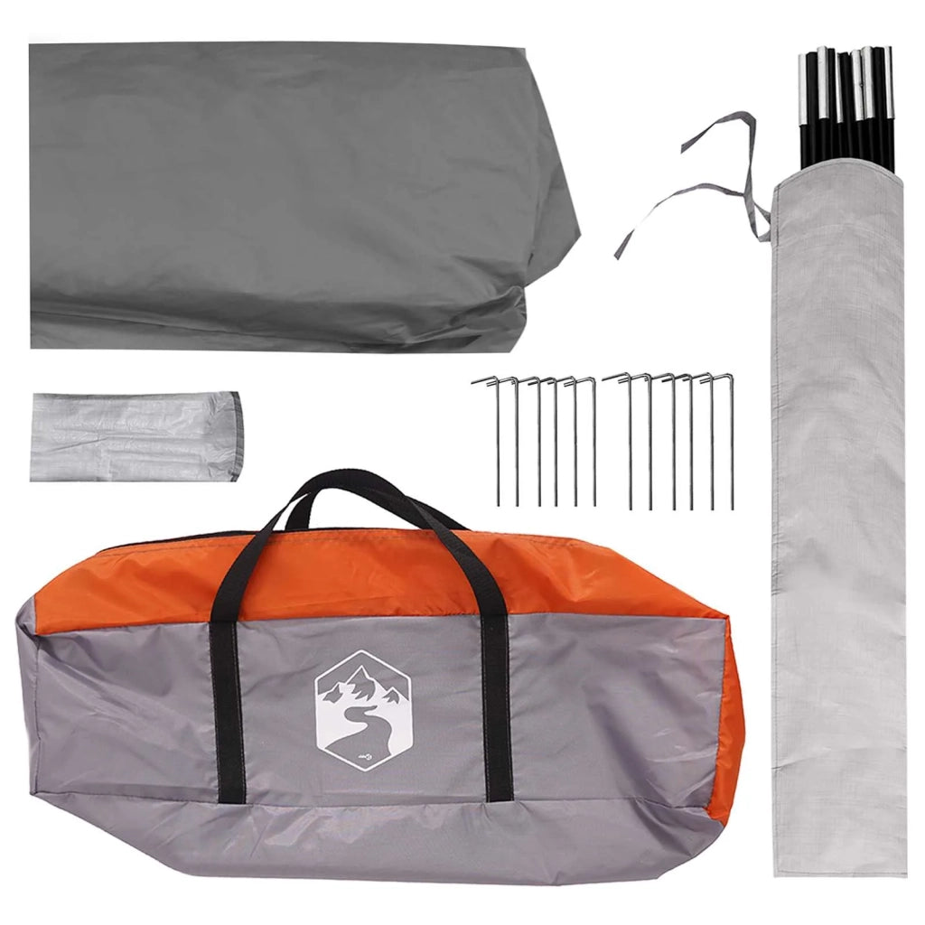 Tenda Party con tetto Grigio e arancione 500 x 500 x 350 cm 42028609