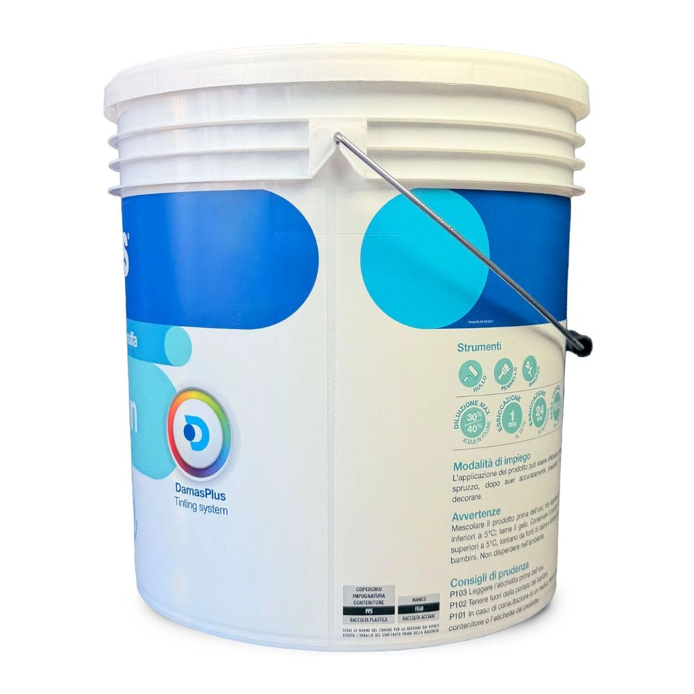 Damas kolor idropittura traspirante antimuffa bluocean interni *** formato 5 lt, confezione 1