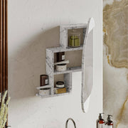 Asterisco, Specchio Materiale Struttura in Vetro, 60x75h cm Grigio