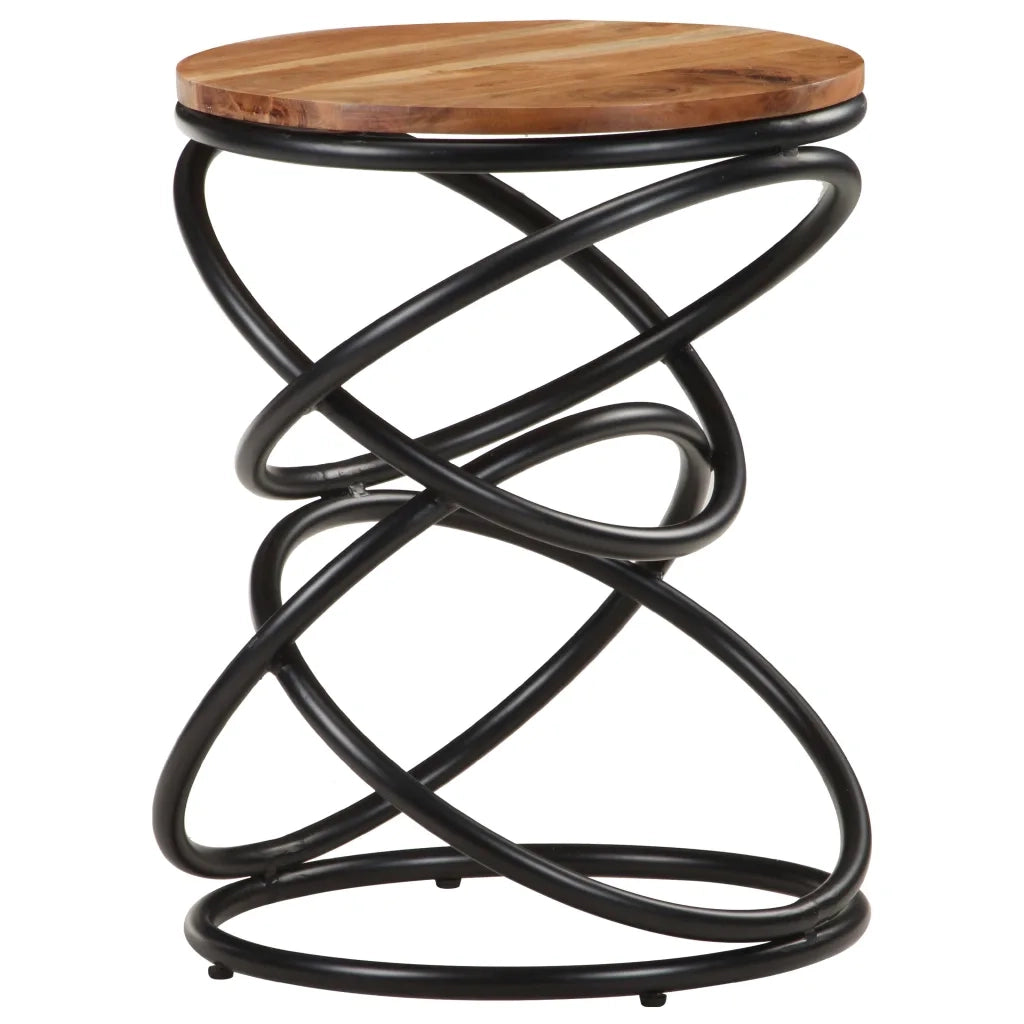 Tavolino da salotto | Tavolino da caff¨¨ | Tavolino da Soggiorno 40x40x52 cm in Legno Massello di Acacia
