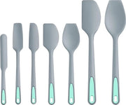 Set di Spatole a Silicone 7 pezzi - Spatola per Padelle, Cottura e Mescolamento - Resistente al Lavastoviglie