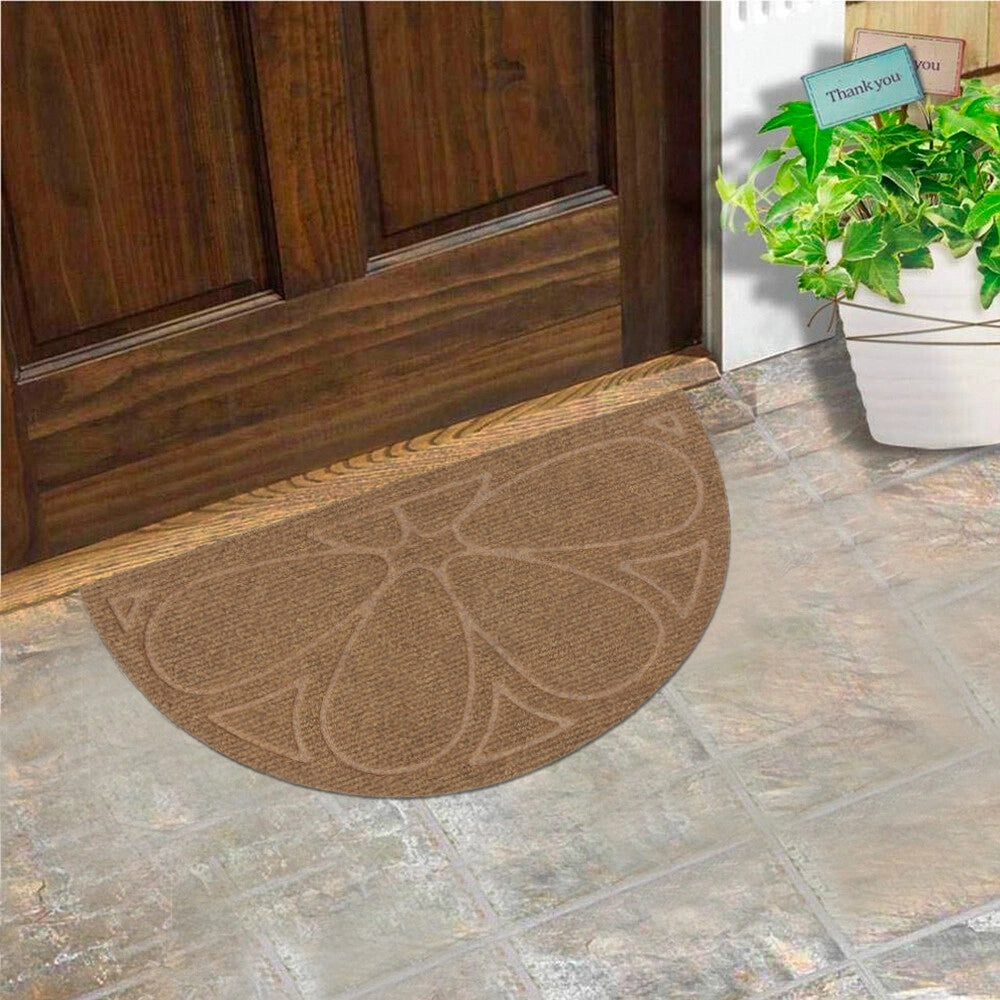 Zerbino Ingresso Porta Morbido Asciugapassi Assorbente Antiscivolo Beige Made In Italy