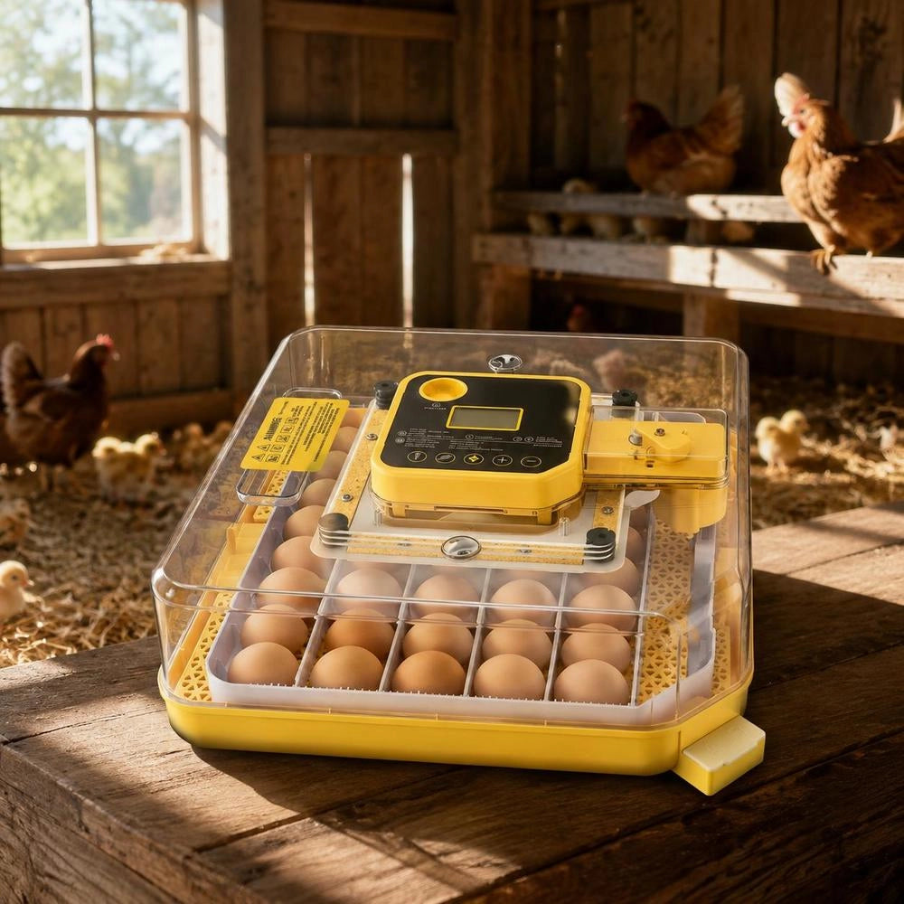 Fully Automatic 48-egg Incubator With Egg Turner, Temperature And Humidity Control, For Hatching Chicks, Ducks, Geese, And Quail.