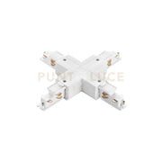 LED-RAIL-X-DA-BCO CONNESSIONE A X PER BINARIO TRIFASE RAIL BIANCO DALI 20X20CM