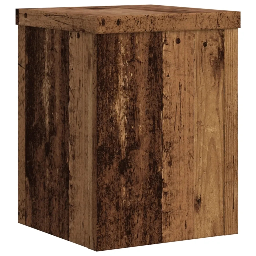 vidaXL Supporti per Piante 2 pz Legno 15x15x20 cm Legno Multistrato