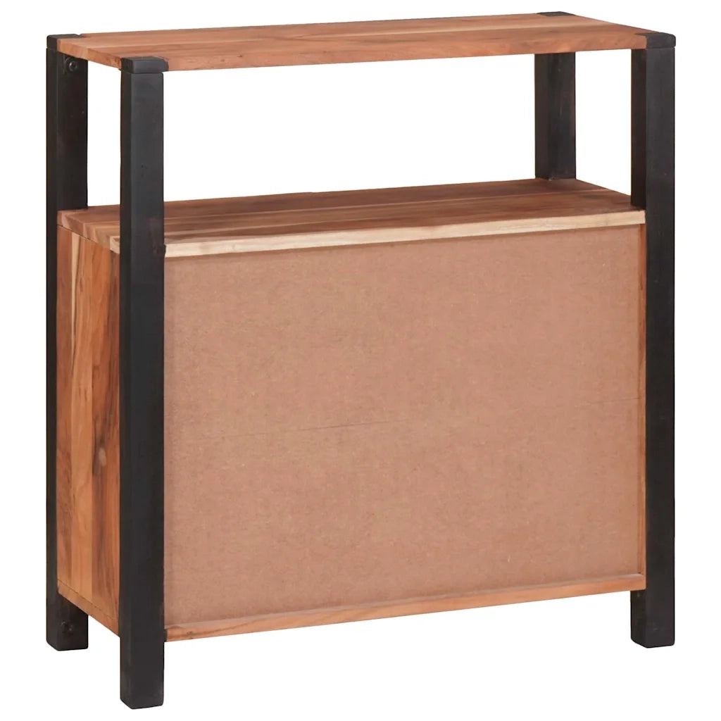 Credenza Marrone 70 x 30 x 75 cm Legno di Acacia Massello 4104005