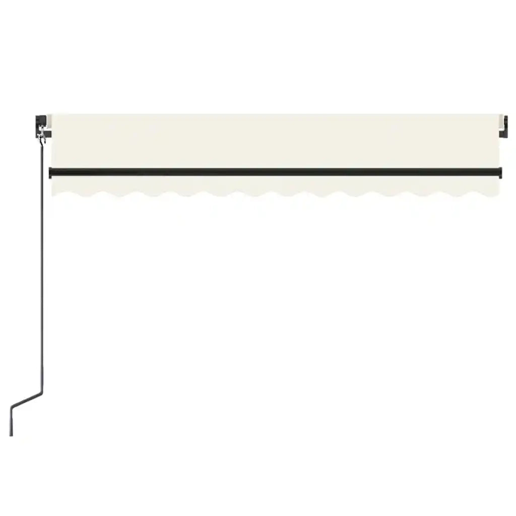 Tenda da Sole Retrattile Manuale 350x250 cm Crema 3069077